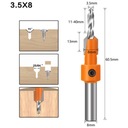 Súprava zápustných vrtákov 3,5 x 8 mm 1PC