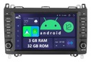 RÁDIO NAVIGÁCIA 2DIN ANDROID MERCEDES W906 SPRINTER 3/32 GB DSP CARPLAY LTE