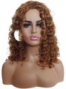 MATNÁ blond parochňa afro curls + čiapka ZDARMA