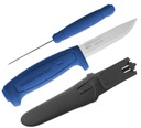 Nôž MORA Morakniv s puzdrom 546 z nehrdzavejúcej ocele Finka BASIC BLUE