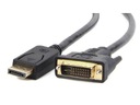 Displayport(M)->DVI-D(24+1) kábel 1m