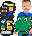 Vedecká súprava senzorická skladačka MONTESSORI TAŠKA DINNY BAG DINOSAUR 3+