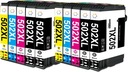 10x atrament pre EPSON 502 XL XP-5100 WF-2800 WF-2860