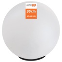 Záhradná lampa LED solárna guľa 30 cm, pozemná SuperLED