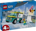 Lego CITY 60403 Sanitka a snowboardista