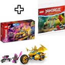 LEGO NINJAGO SADA MOTORKY ZLATÝ DRAK 71768 + ZADARMO LEGO NINJAGO 30650