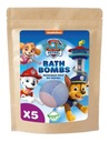 Paw Patrol Bomby do kúpeľa šumivé bomby do kúpeľa 5x50g 250g