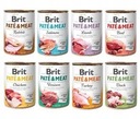 Brit Pate Meat MIX príchutí 6 x 400g