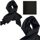 DÁMSKE ŠÁLKY, ŠATKY, ŠÁLKY, BANDÁMY, BANDANA, ČIERNY HODVÁBNY ŠATKY