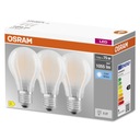 Osram LED E27 7,5W = 75W 4000K 1055lm FILAMENT x3