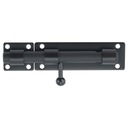 Čierna 10-palcová Alise Slide Bolt Gate Latch