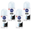 NIVEA Antiperspirant roll-on Black&Whit 4X50ml