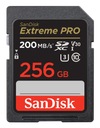 KARTA SANDISK EXTREME PRO 256 GB V30 U3 4K 200 MB/s