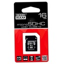 * GOODRAM MICROSDHC 16GB TRIEDA 10 UHS-I KVALITA