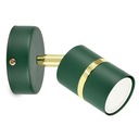 Nástenná nástenná lampa TUBA Green Gold COSMO LED