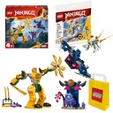 LEGO Ninjago pohyblivý bojový robot Arina 71804 Warrior + Lego 30649