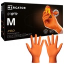 MERCATOR GOGRIP NITRILE rukavice oranžové ORANŽOVÉ 50 ks veľkosť M