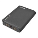 Čierna nabíjačka USB Power Bank 4X18650 Ca