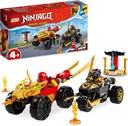 Lego NINJAGO 71789 Bitka na aute a bicykli medzi Kai a Ras