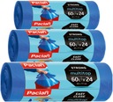 MULTITOP Vrecia na odpadky 60L 72 ks PACLAN 3 rolky