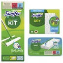 Swiffer mop + 67 vložiek (44 suchých, 23 mokrých)