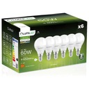 6x E14 LED žiarovka GUĽA 7W = 60W 4000K LUMILED