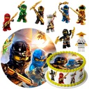 SADA TORTOVÝCH TORT LEGO NINJAGO + POSTAVIČKY 8 ks