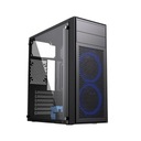 Počítačová skriňa Fornax M100B ATX LED GAMING MIDI TOWER