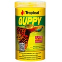 Tropical GUPPY Krmivo pre živorodé ryby, gupky, mečúny, molly, 250 ml