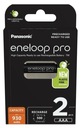 Batérie Panasonic Eneloop PRO AAA 930mAh 2 ks