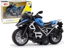 GT Motocykel Blue 1:14 Pull-Back Drive Zvukové svetlá