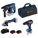 BOSCH SET GBH180-LI GSR18V-50 GWS 180-LI 2X5,0AH