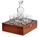 KRÁSNY lovecký whisky set 6+1 v kufríku