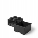 LEGO BOX SO ZÁSUVKOVÝM BLOKOM 4 ČIERNA