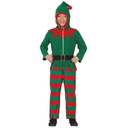 ELF outfit, VIANOČNÝ overal, vianočné pyžamo, KOSTÝM SLONA 122cm