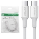 Ugreen | Kábel USB-C na USB-C 5A | 100 cm | Biela pre Apple iPhone 15