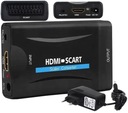 ADAPTÉR KONVERTOR HDMI NA SCART AV EURO FULL HD ADAPTÉR + NABÍJAČKA