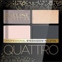 Eveline Quattro Eyeshadow Palette Paletka očných tieňov č.2