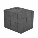 TANIEROVÝ FERITOVÝ MAGNET 10x10x8 - 100 KS