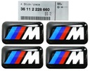 4 x OE NÁLEPKA ZNAKU LOGA BMW PRE M POWER RÁFKY