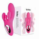 FeelzToys – TriVibe G-Spot Vibrator so stimuláciou klitorisu a labia ružová