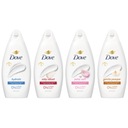 Dove MIX Petal Soft sprchový gél, jemný rozmaznávajúci, hodvábny zamat 4x 450 ml