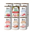 BRIT Mono Protein 12x400g MIX príchutí 24h