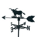 Metal Weathervane Yard v tvare kravy smer vetra