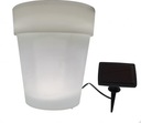 LED solárne stojace svietidlo FLOWER POT osvetlené IP44 Polux