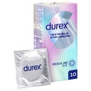 Kondómy DUREX INVISIBLE, super tenké, dodatočne zvlhčené, 10 ks.