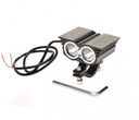 Svietidlo na bicykel 2x LED tvar sovy 12v-80v 3000 lm