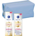 NIVEA LUMINOUS Set sérum na odfarbenie + Očný krém + Kozmetická taštička