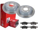 BREMBO ZADNÉ DISKY, DESTIČKY, MINI R50 R52 R53 259MM