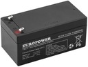 BATÉRIA AGM BEZÚDRŽBOVÁ BATÉRIA EUROPOWER EP 3,6Ah 12V EP3,6-12 ALARM